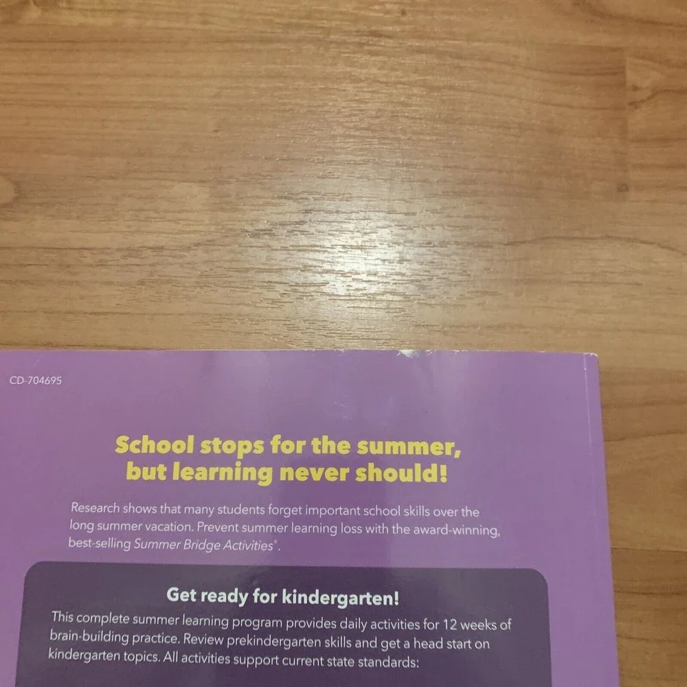 Summer Bridge Activities P to K Grades Workbook Paperback